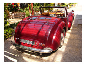 Triumph Roadster used by Bergerac, Jersey