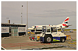 Airport, St. Helier, Jersey - tags: travelogue, Jersey, channel islands, St. Helier, travelblog