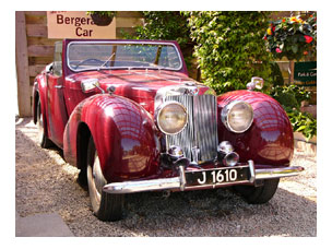 Triumph Roadster used by Bergerac, Jersey